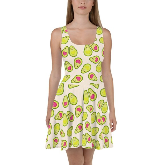 Avocado Lover Gift Pin Up Dress - Picture 1 of 15
